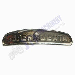 Silver Badge that says Super Dexta