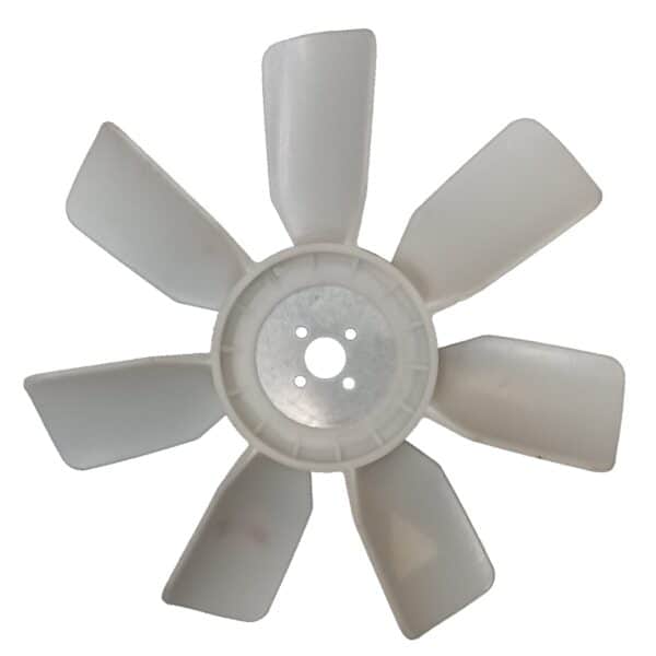 White radiator Fan