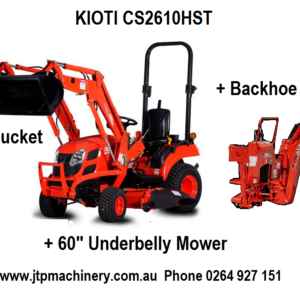 Kioti CS2610 Tractor package deal JTP Machinery